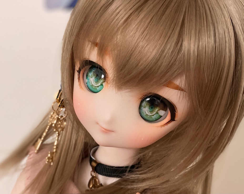 カスタムヘッド 22番 SW肌+おまけアイ&髪飾り