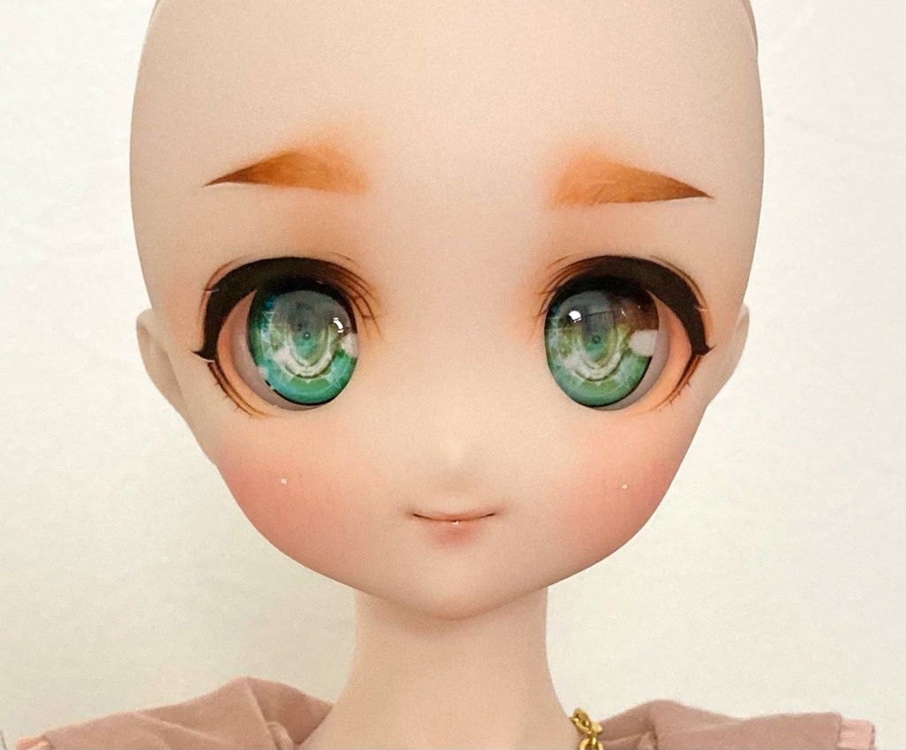 カスタムヘッド 22番 SW肌+おまけアイ&髪飾り