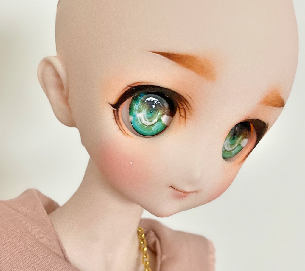 カスタムヘッド 22番 SW肌+おまけアイ&髪飾り