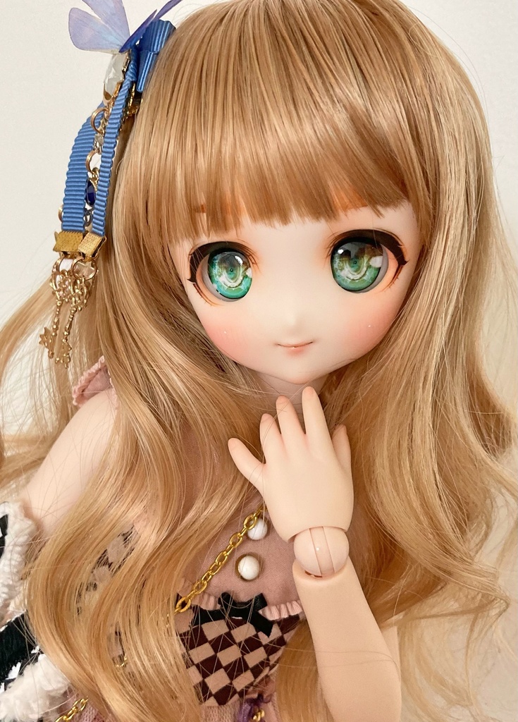 カスタムヘッド 22番 SW肌+おまけアイ&髪飾り