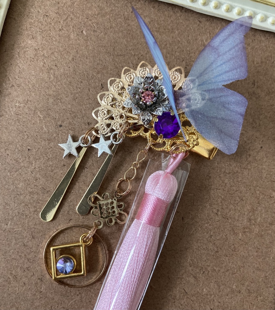 【文月の髪飾り】銀花