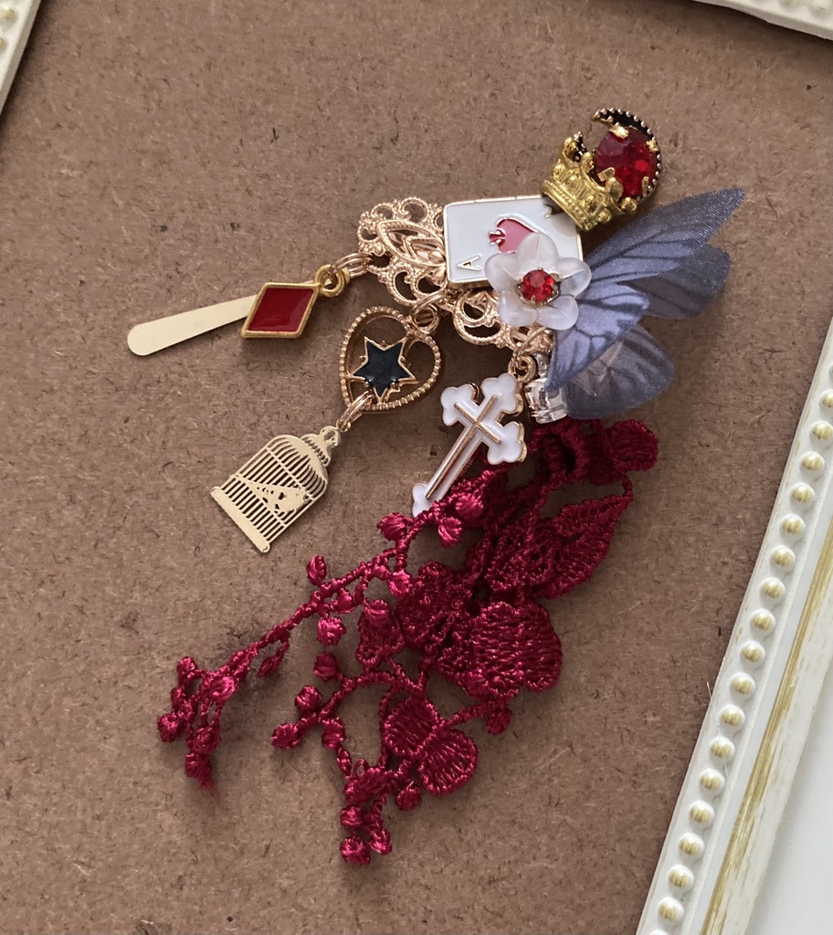 【葉月の髪飾り】red×Queen