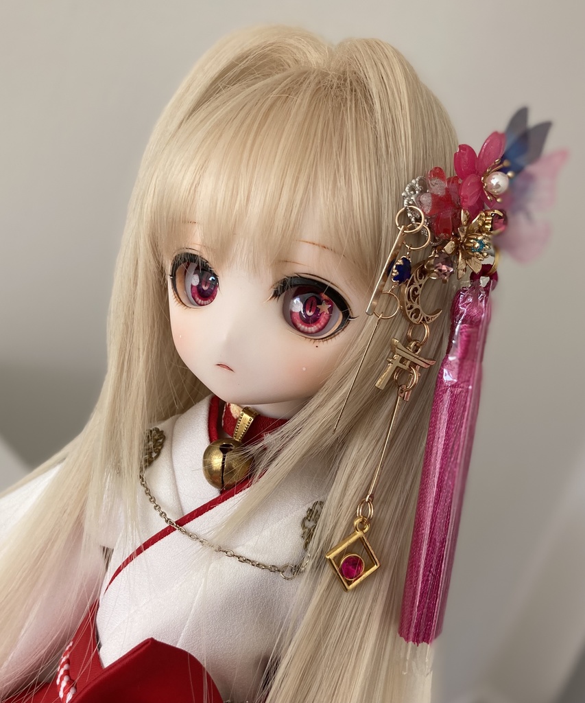 【師走の髪飾り】華×蝶々