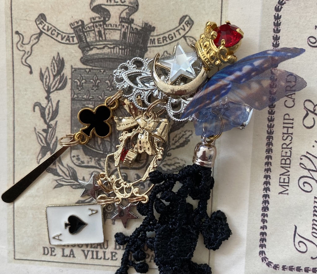 【ブラック×Queenの髪飾り】♠️ver.