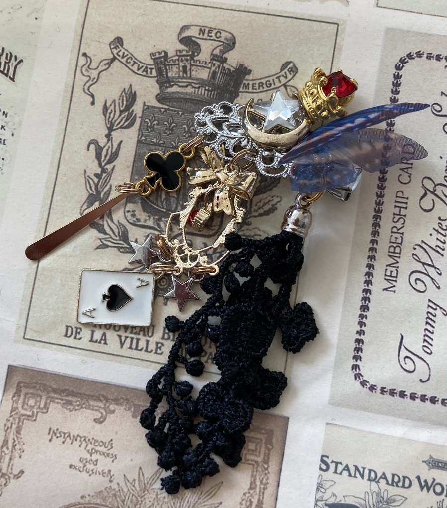 【ブラック×Queenの髪飾り】♠️ver.