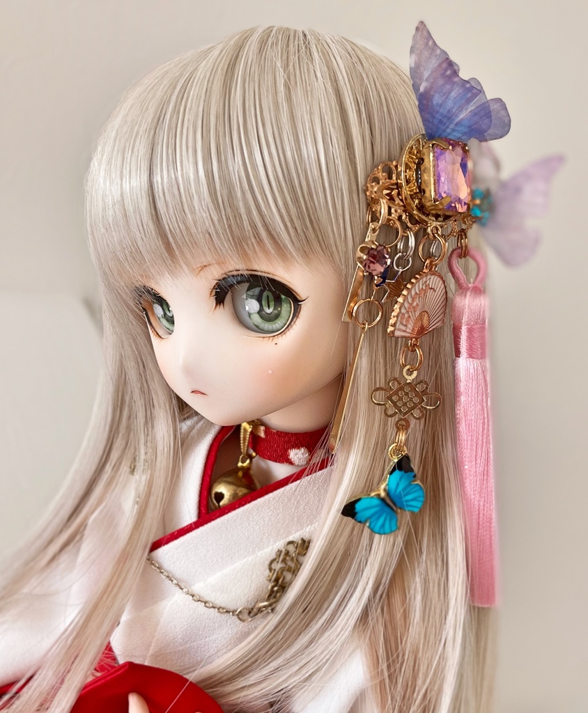 【師走の髪飾り】花々×蝶々 ランクB