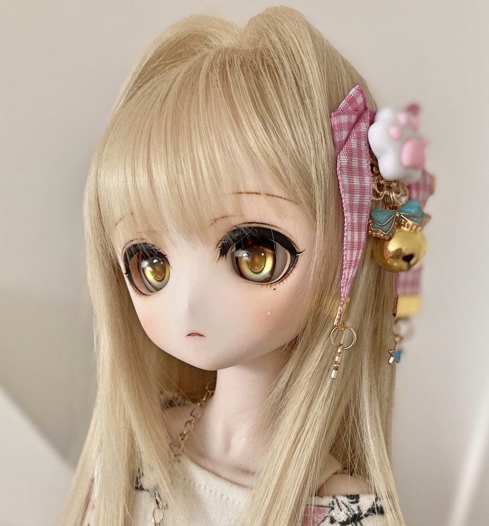 【リボン髪飾り🐈⬛】ぴんく×ブルーのお星さま