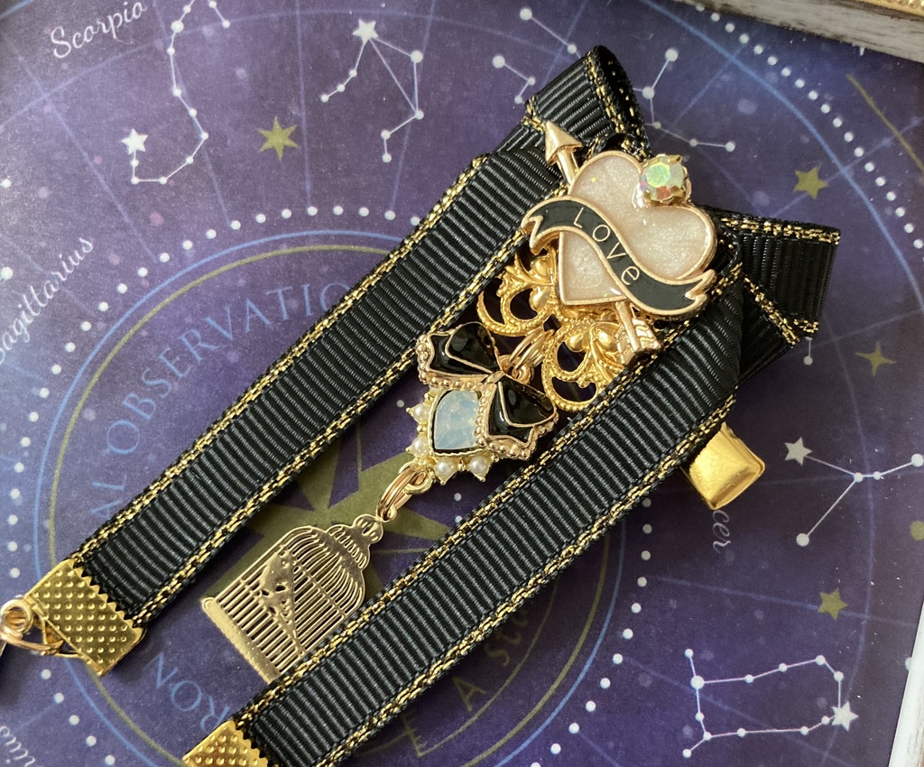 【リボン髪飾り】Alice×Heart