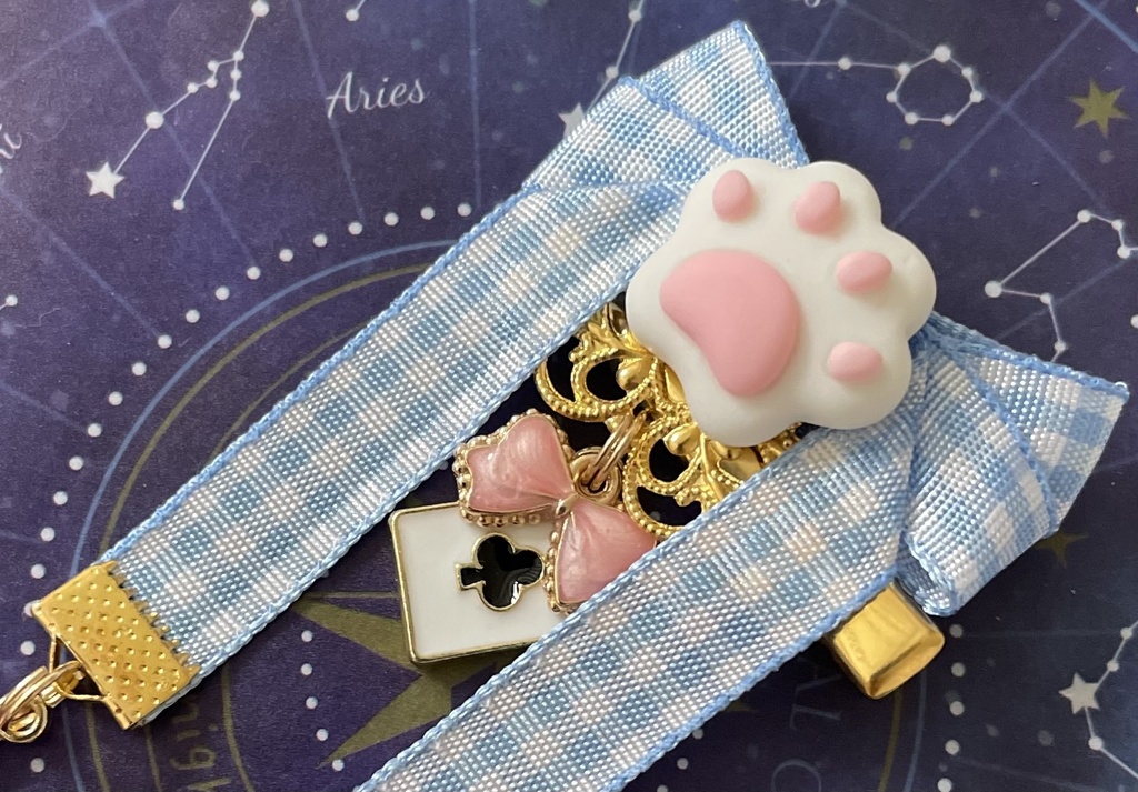 【リボン髪飾り】Alice×🐈⬛ ブルーver.