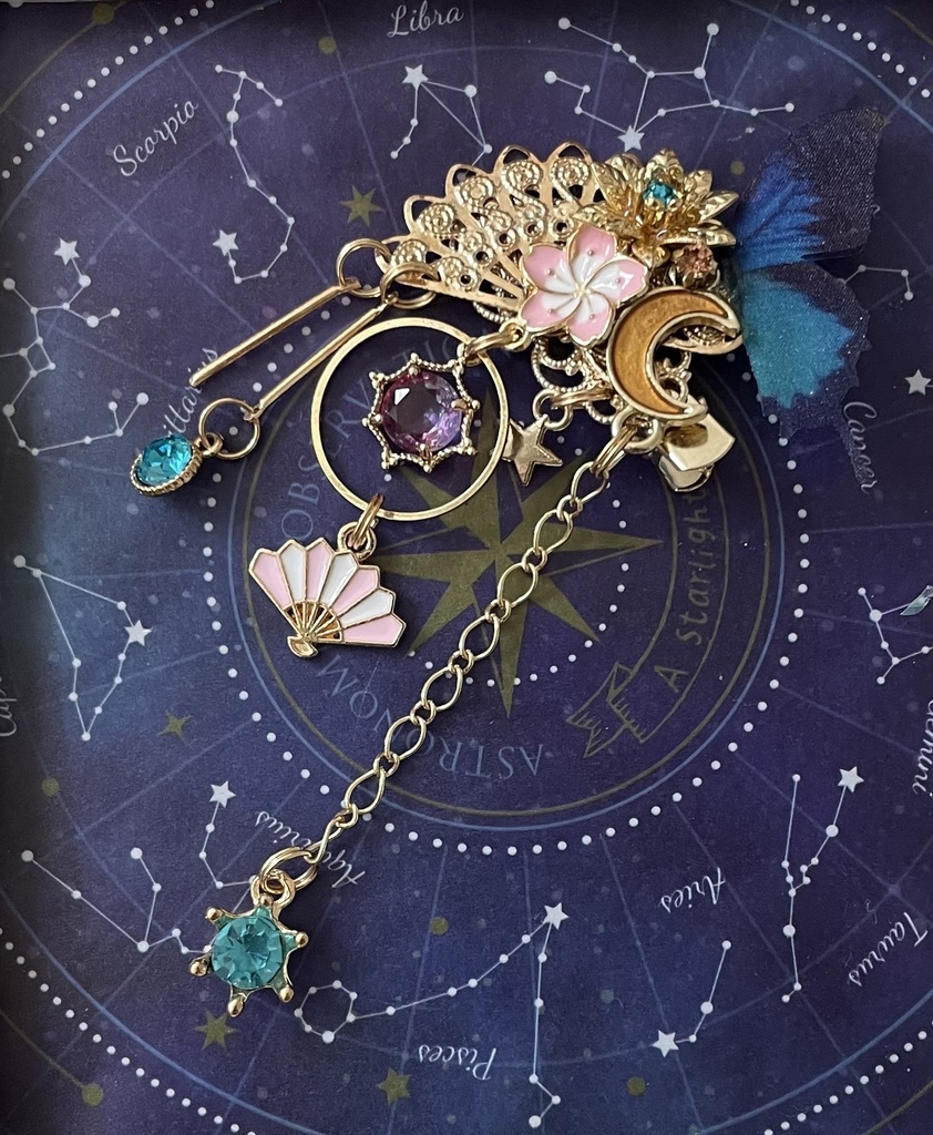 【水無月の髪飾り】綺羅星　