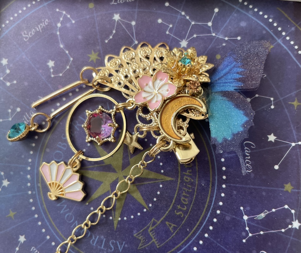 【水無月の髪飾り】綺羅星