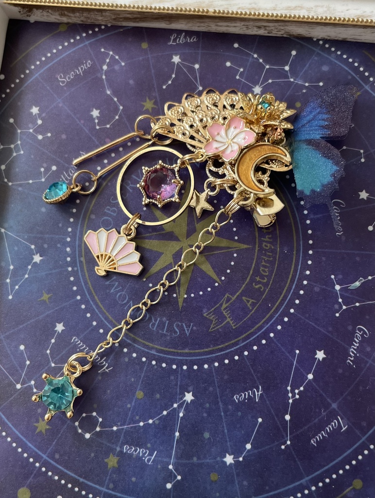 【水無月の髪飾り】綺羅星