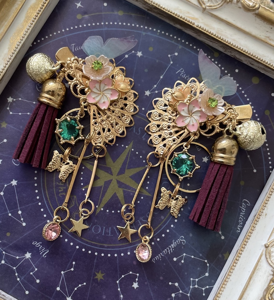 【和風髪飾り】絢爛 SPver. 両サイドタイプ