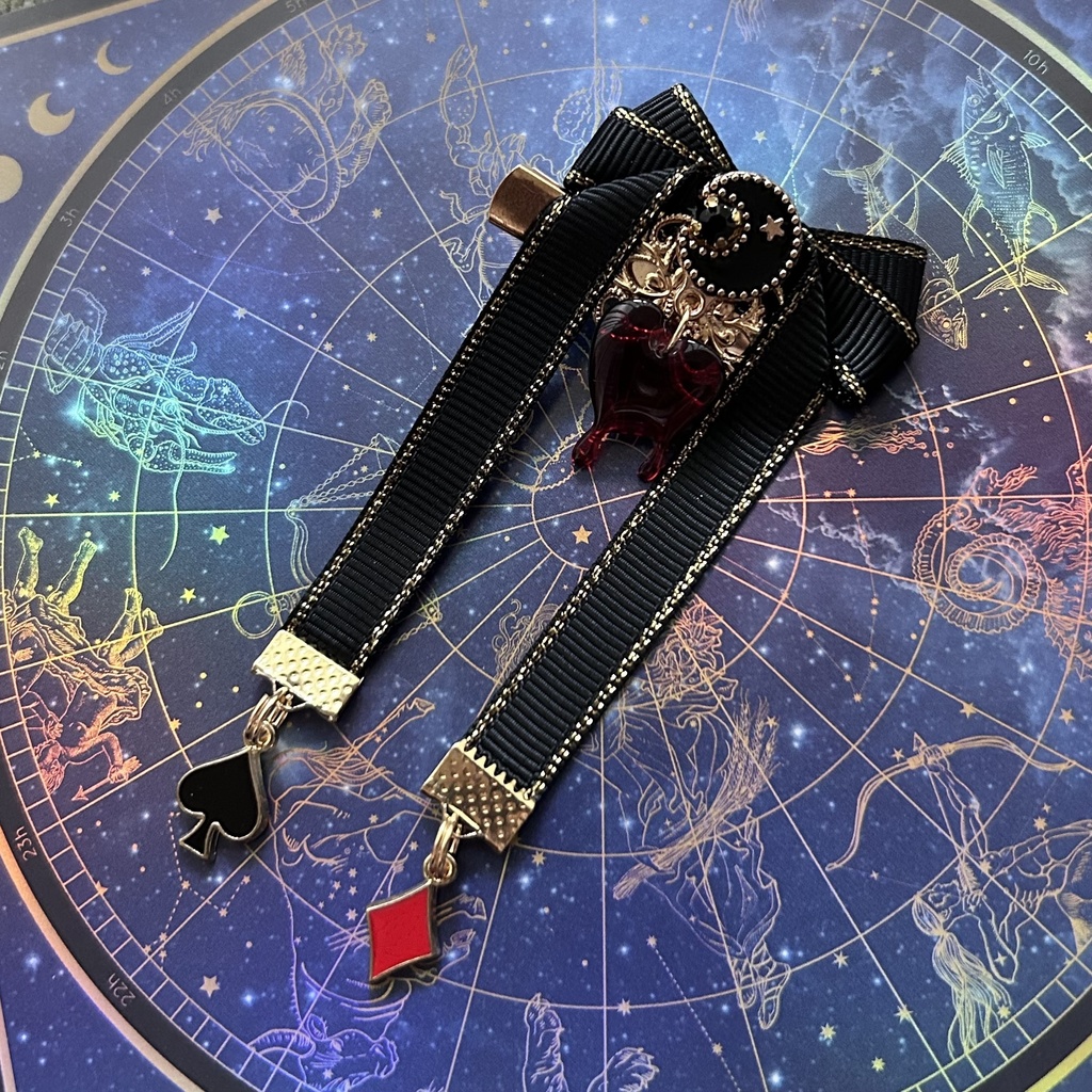 【リボン髪飾り】Baroque×Heart Alice