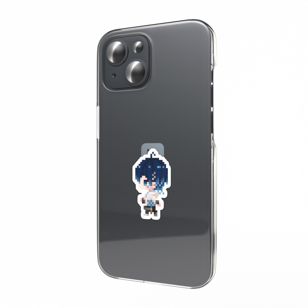 【ドット】スマホステッカー