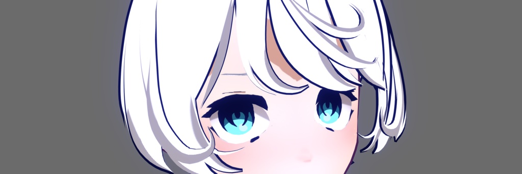 Piercing Blue Eyes (VRoid Eye Pack)