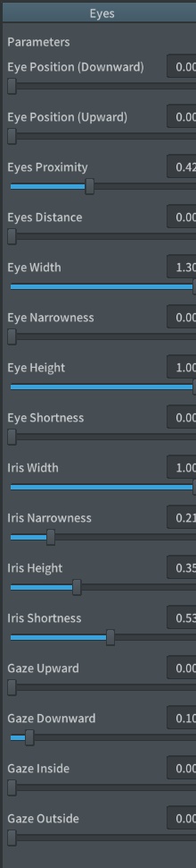 Piercing Blue Eyes (VRoid Eye Pack)