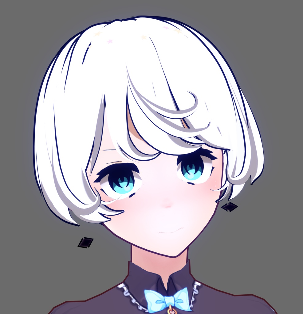 Piercing Blue Eyes (VRoid Eye Pack)
