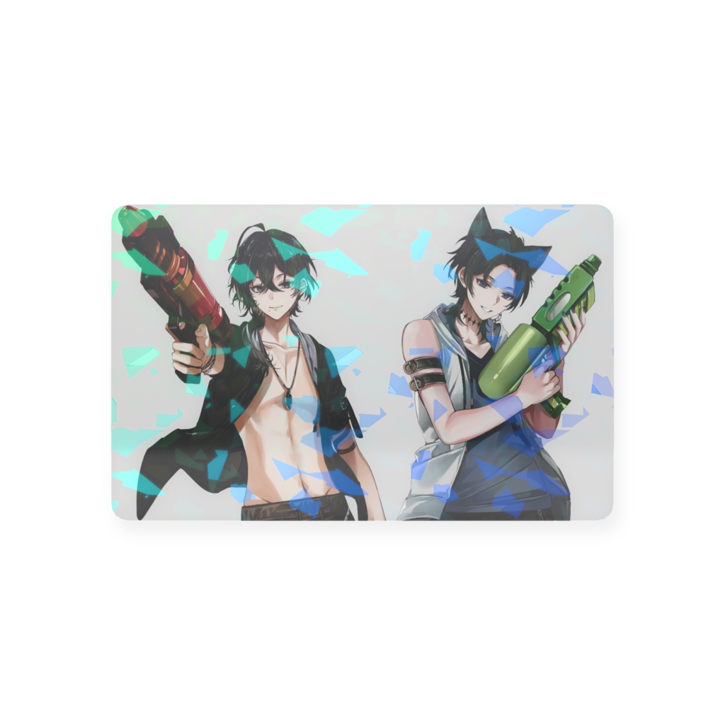 灰匁禊×凜月ウル ホロプラカード(夏の会員証)