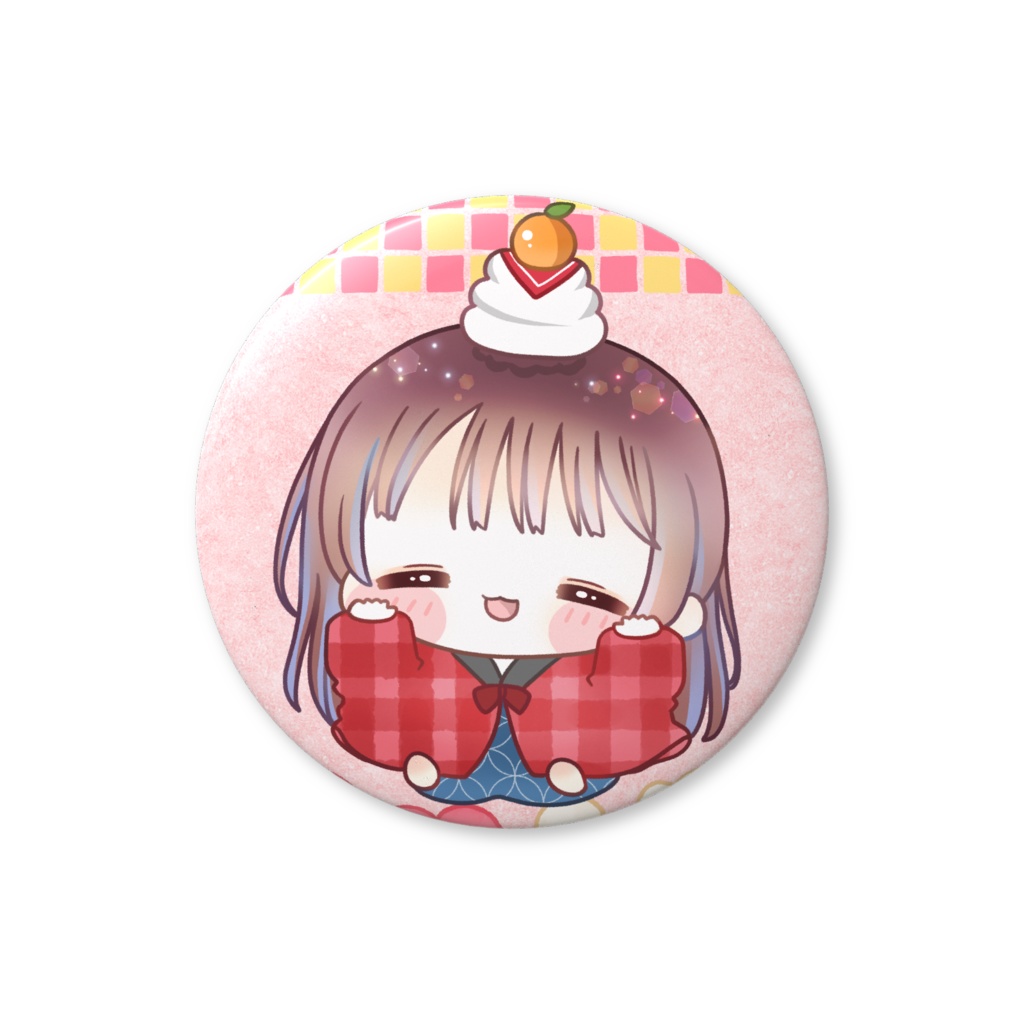 もちもち 缶バッジ