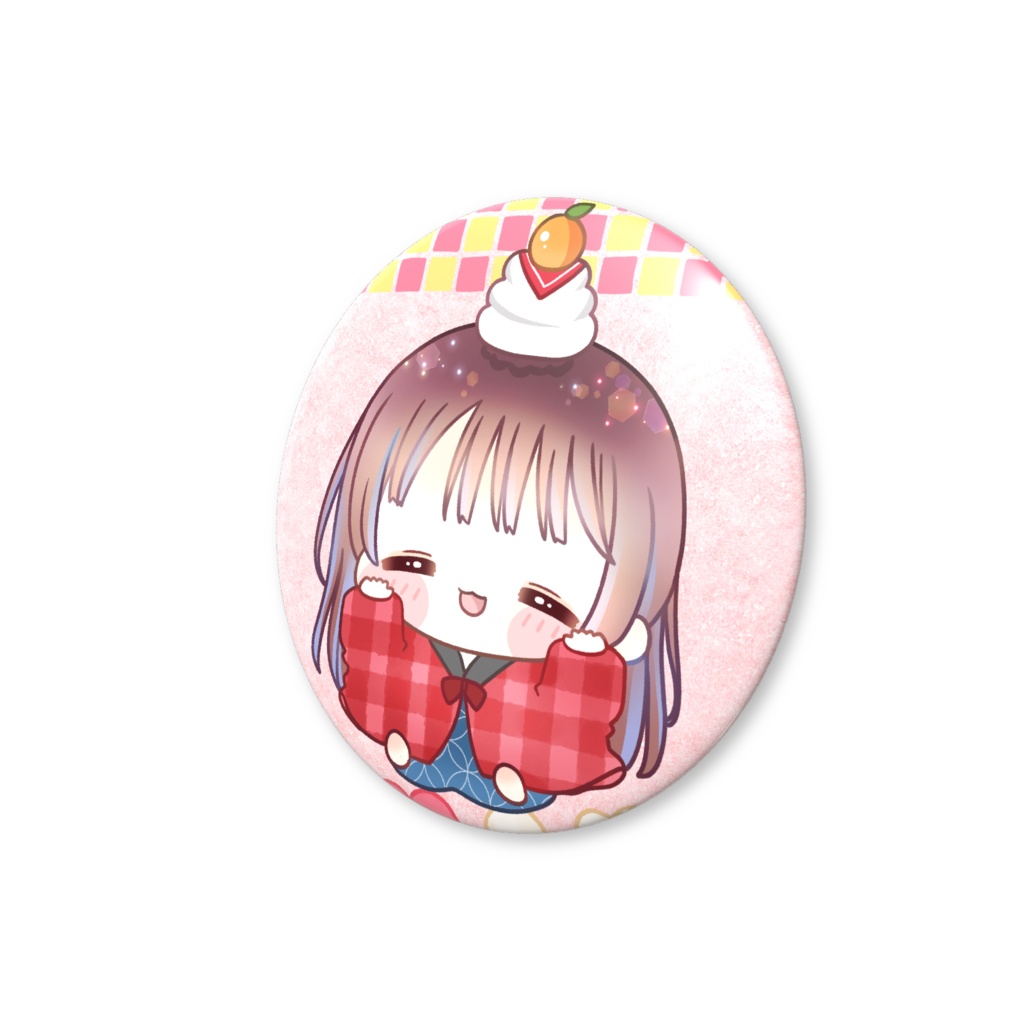 もちもち 缶バッジ