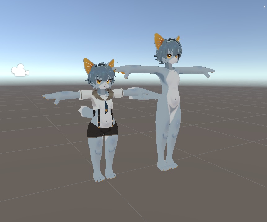 なぎねこクン大人化prefabプリセット