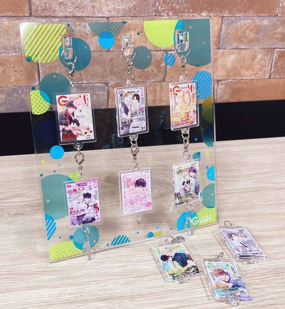 【GUSH19周年記念】オリジナルアクリルフックスタンド < Blue&Lime>