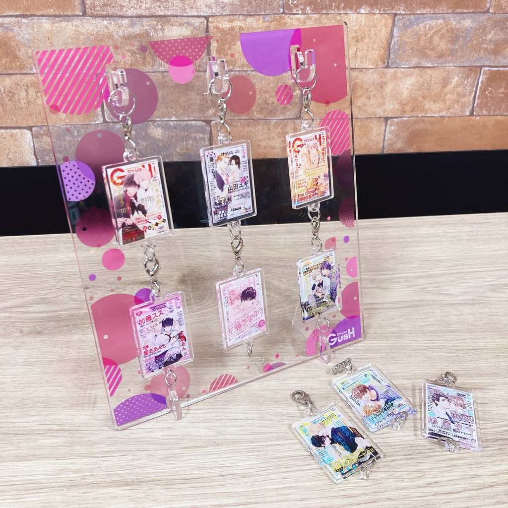 【GUSH19周年記念】オリジナルアクリルフックスタンド <Pink&Purple>