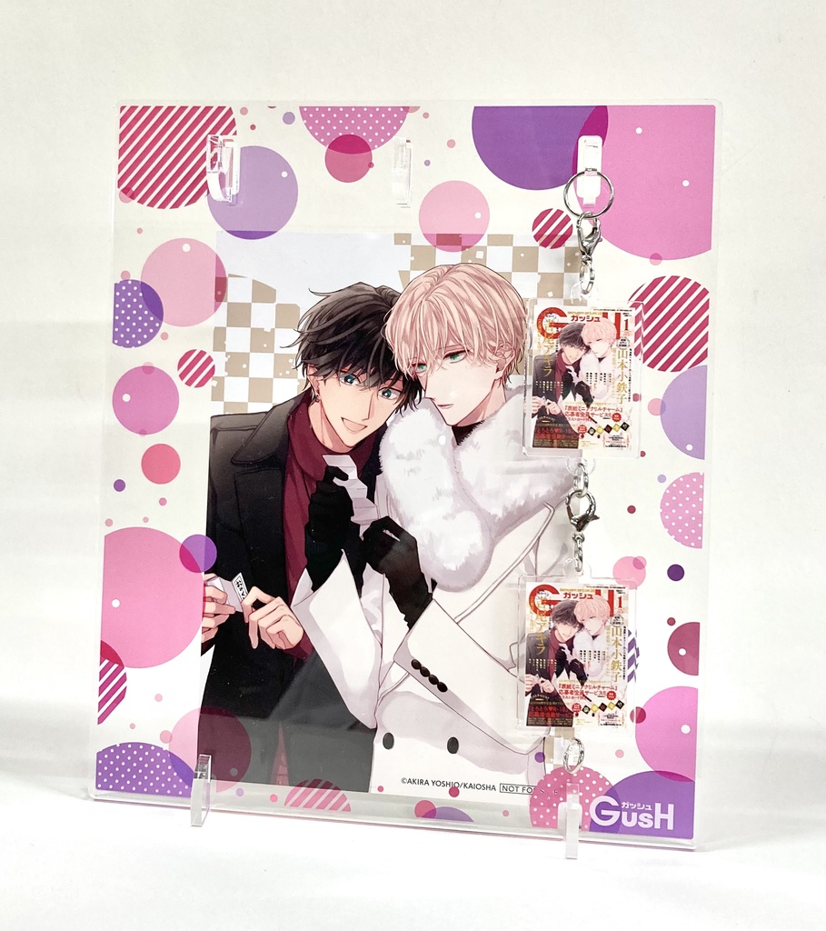 【GUSH19周年記念】オリジナルアクリルフックスタンド <Pink&Purple>