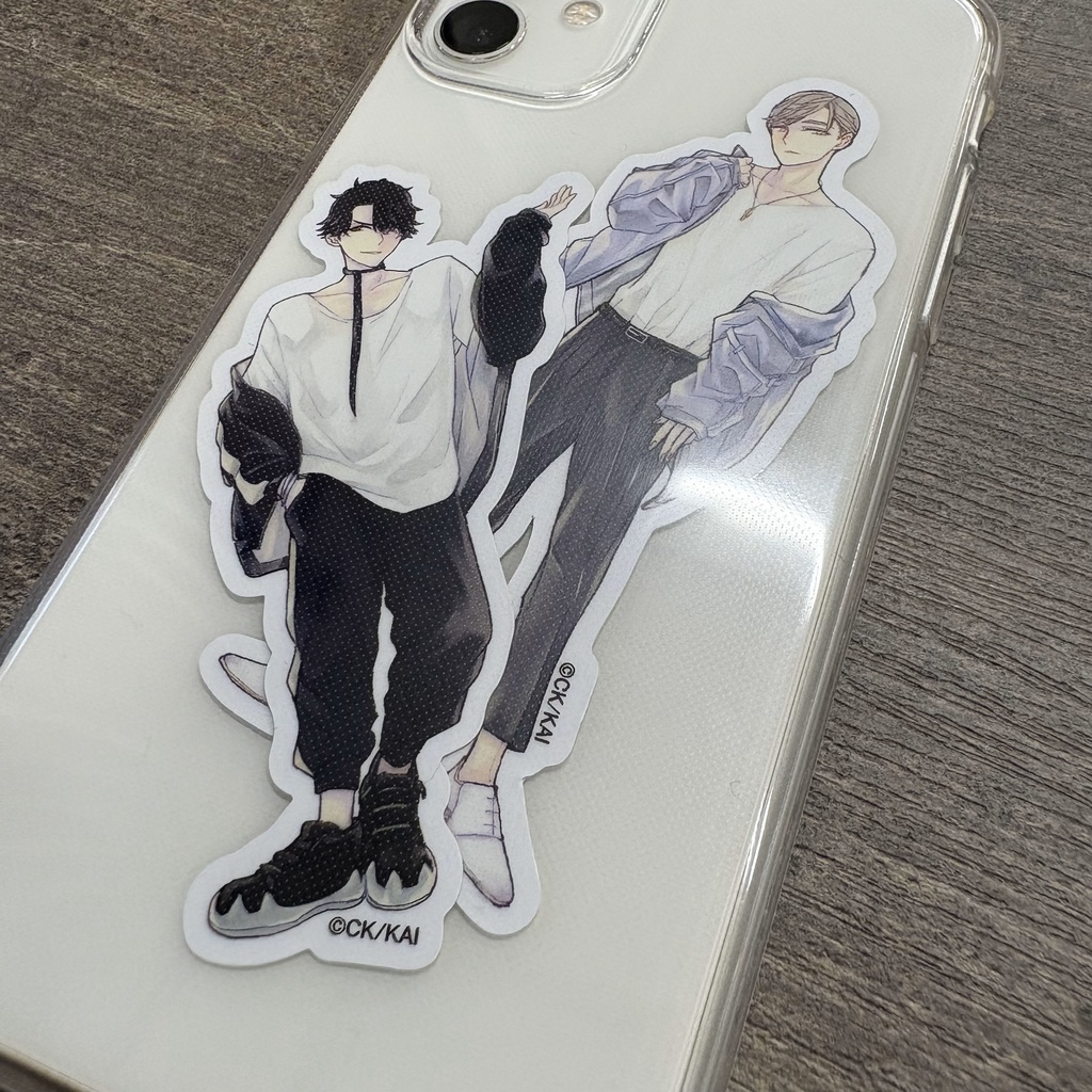 「キミの撫で方躾け方」ダイカットステッカーセット