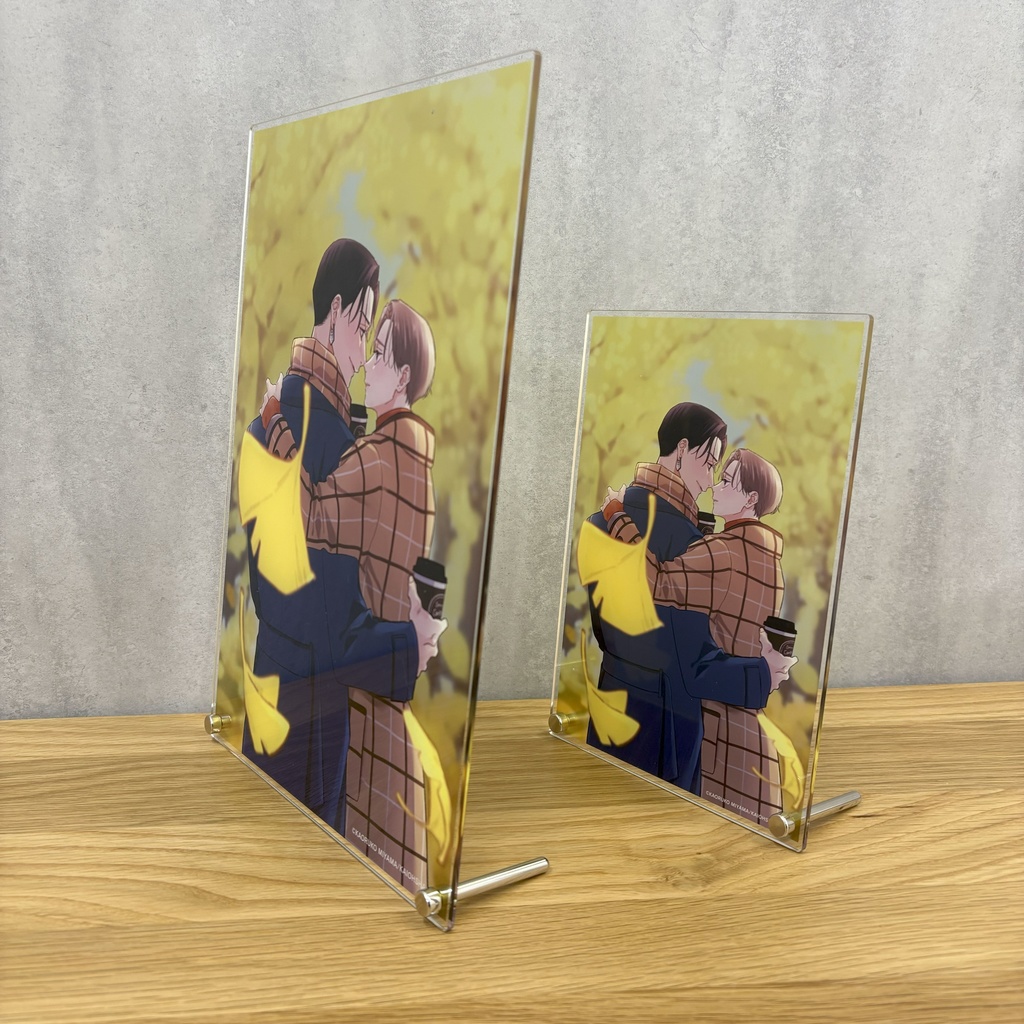 【GUSH22周年記念 表紙イラスト投票企画】アクリルプレート(描きおろし漫画ペーパー1種付) 美山薫子先生「パーフェクトアディクション」