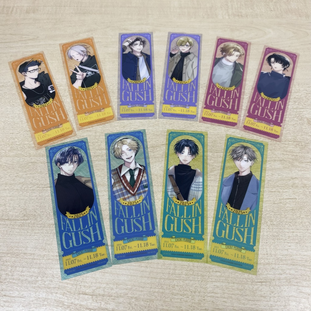 【Fall in GUSH 2025】チケット風クリアカード