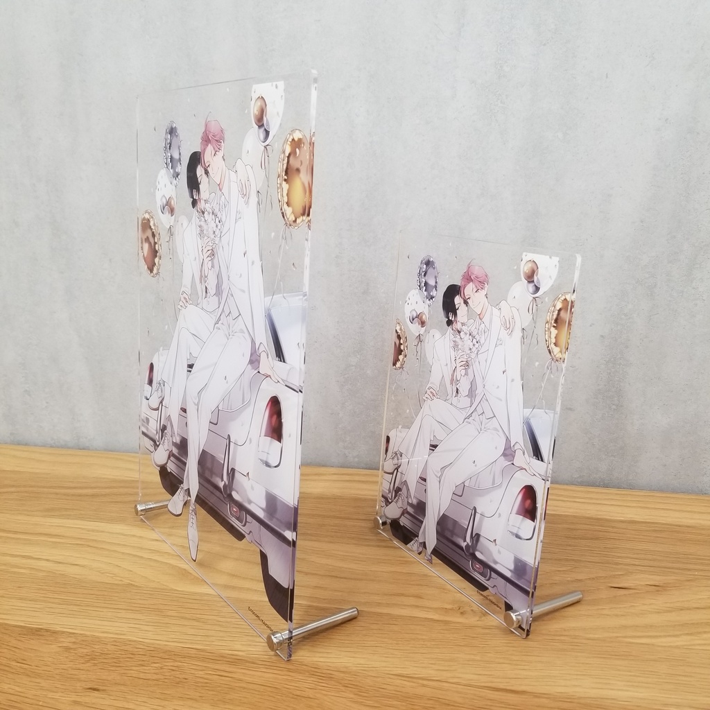 【GUSH22周年記念 表紙イラスト投票企画】アクリルプレート(描きおろし漫画ペーパー1種付) ココミ先生「ロスタイムに餞を」