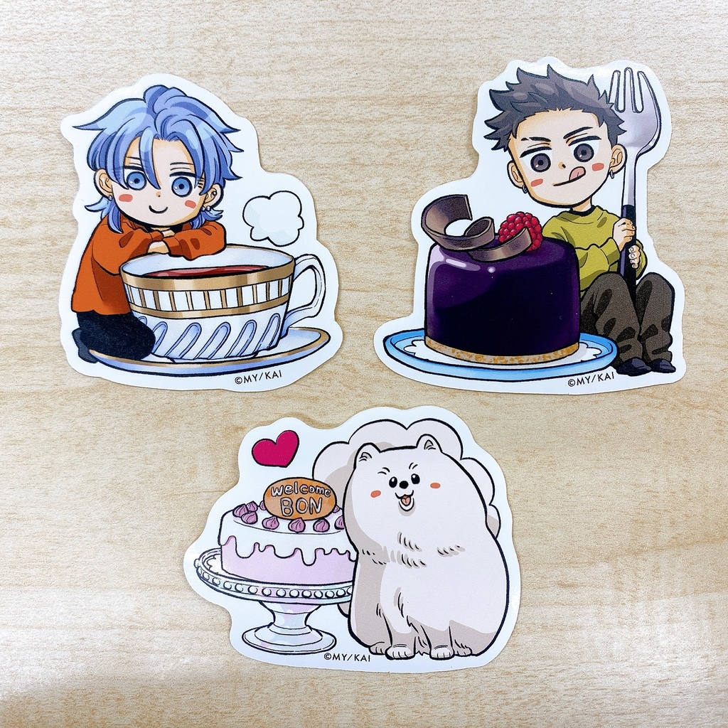 「ためしにコマンド言ってみた」ステッカー3枚セット