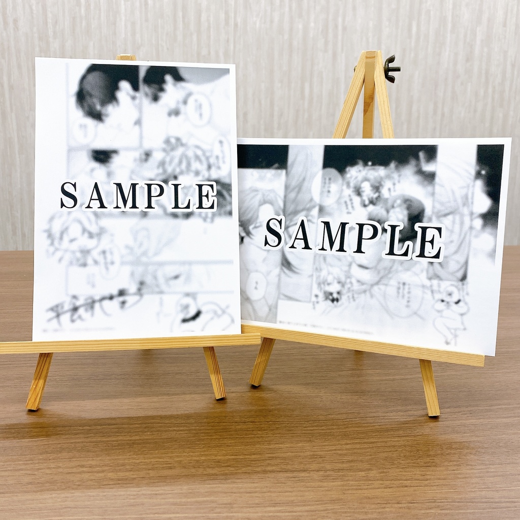 「雛鳥と独りよがりの愛」「籠鳥 」手書きコメント入りB5複製原画セット