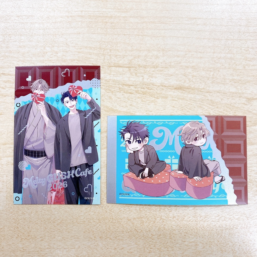【Melty GUSH Cafe 2026】板チョコ風トレーディングカード