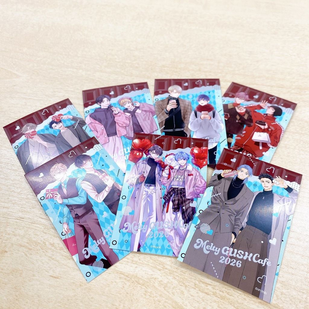 【Melty GUSH Cafe 2026】板チョコ風トレーディングカード