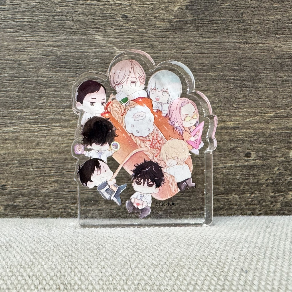 「キミの撫で方躾け方」ミニアクリルブロック