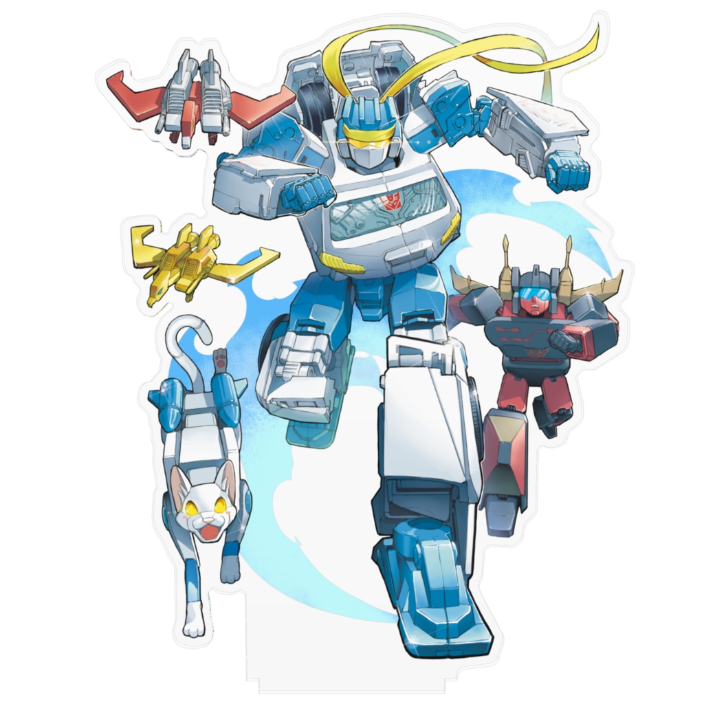 Soudwave(shattered glass) acrylic stand