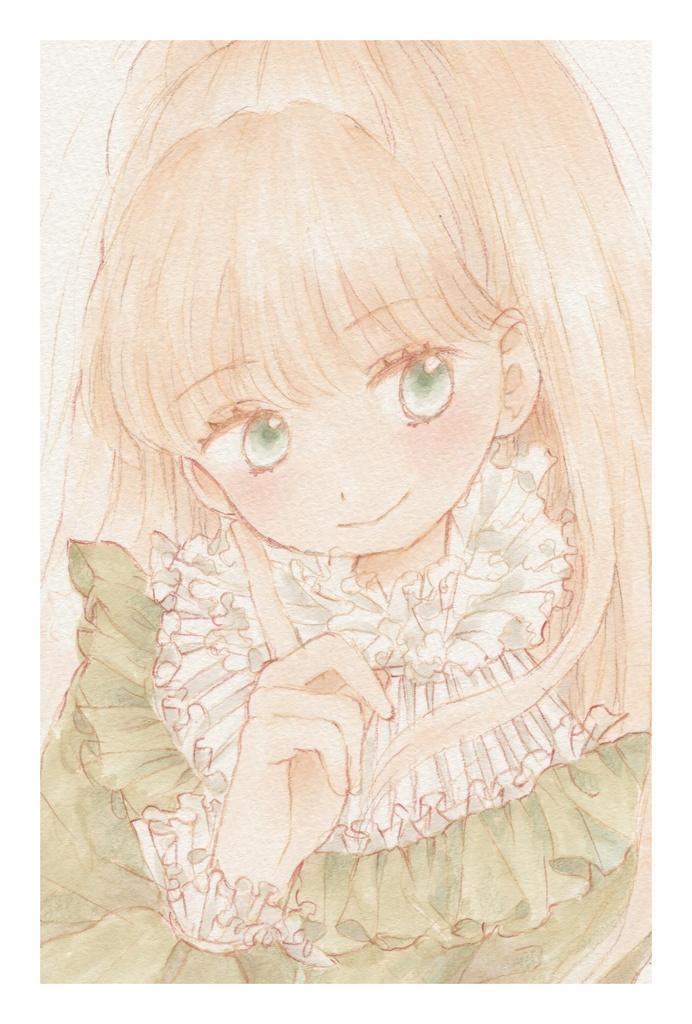 ポストカード(ひなたぼっこ、ピーン!)2枚組