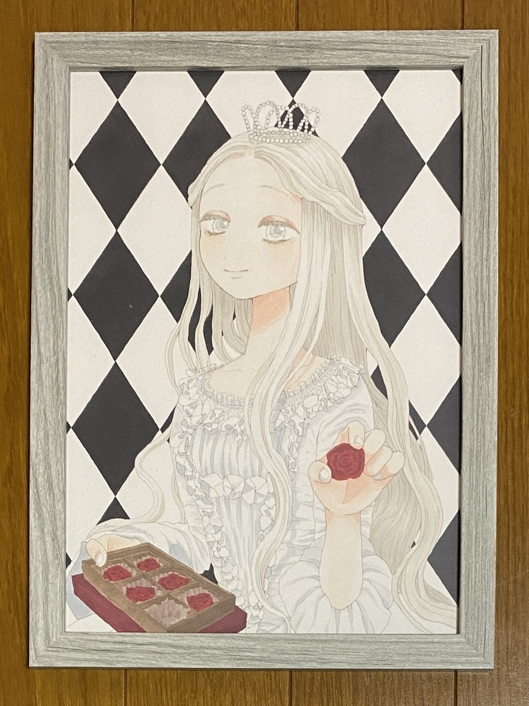 バレンタインガール(ホワイト)/原画