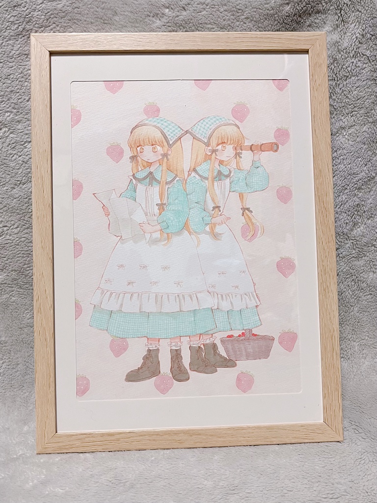 strawberry picking（原画）