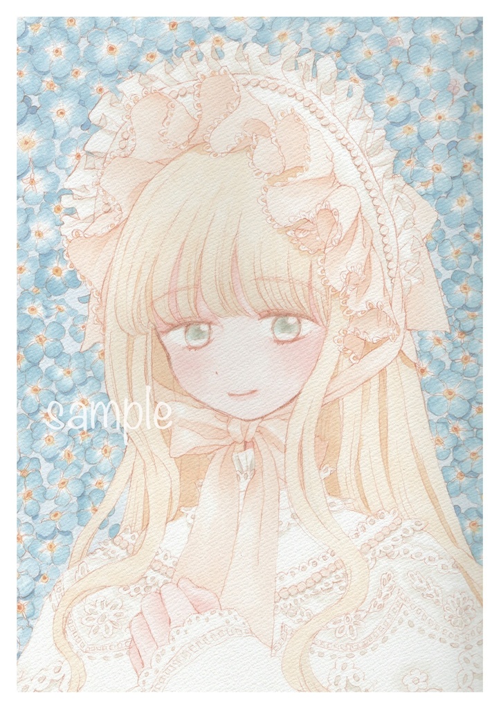 Forget me not（A4サイズポスター）