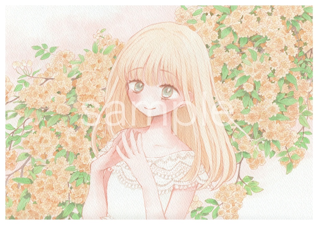初戀 〜Banksweet rose〜（A4ポスター）