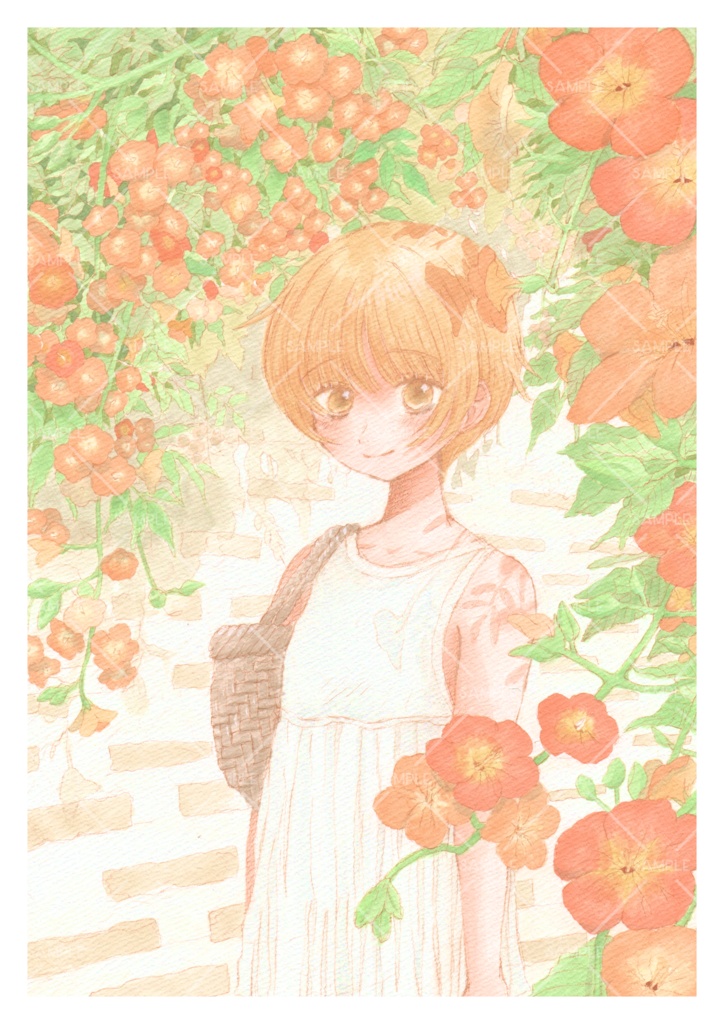 夏の日（A4ポスター）