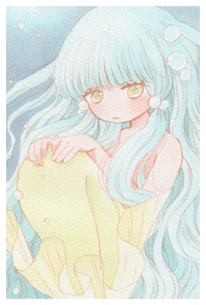 たゆたうマーメイド（ポストカード）