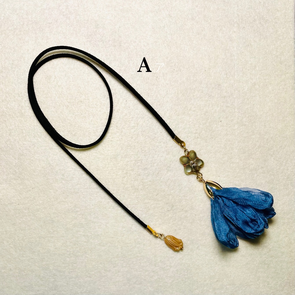 魔法学校、お花のブックマーカー/4寮カラー