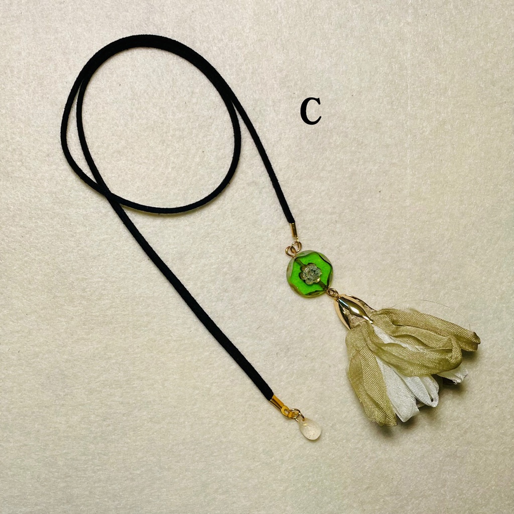 魔法学校、お花のブックマーカー/4寮カラー