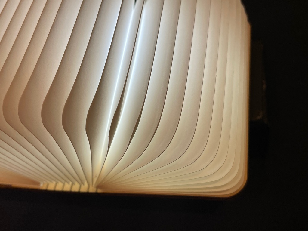 ホグワーツ 木製折りたたみブック型ライト