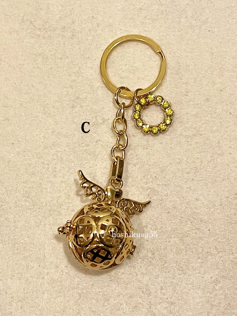 金のスニッチのキーリング/4寮カラー